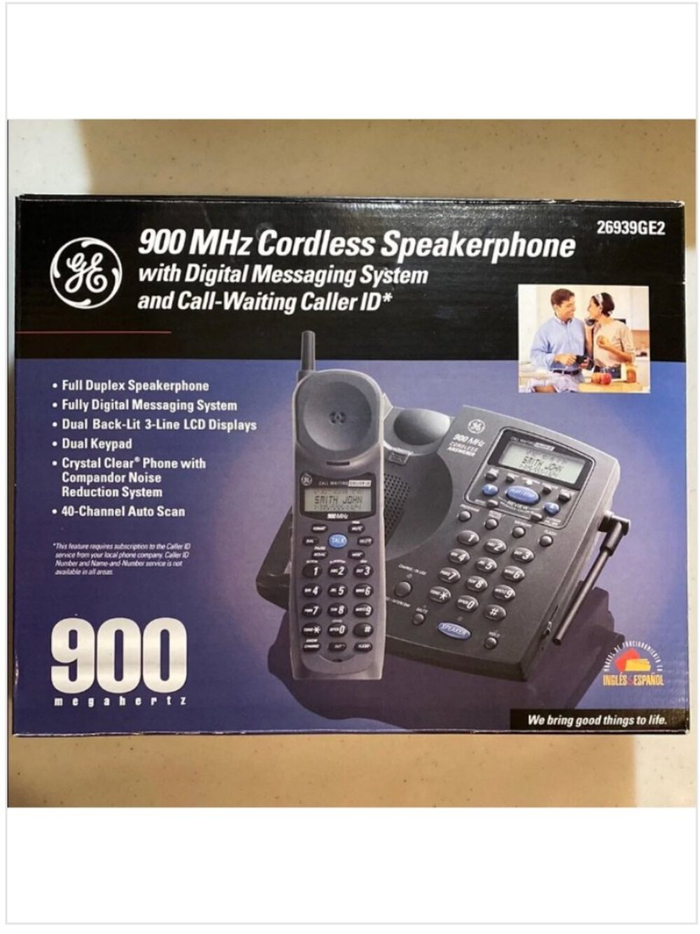 900 MHz Cordless Speakerphone with digital Messaging System, 26939GE2